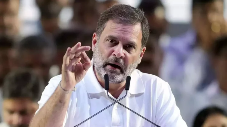 Rahul Gandhi Declares End to BJP’s Fear : Emphasizes Abhayamudra in Dallas 1 Rahul Gandhi