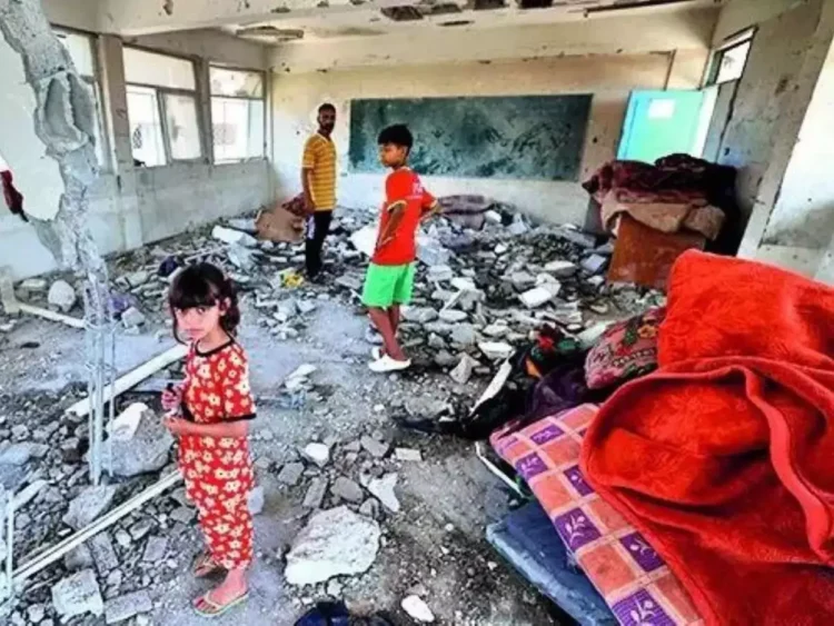 Global Outrage as Israel Bombs UN School in Gaza, Killing 18 Innocent Civilians